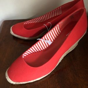 NWT Espadrille Wedges